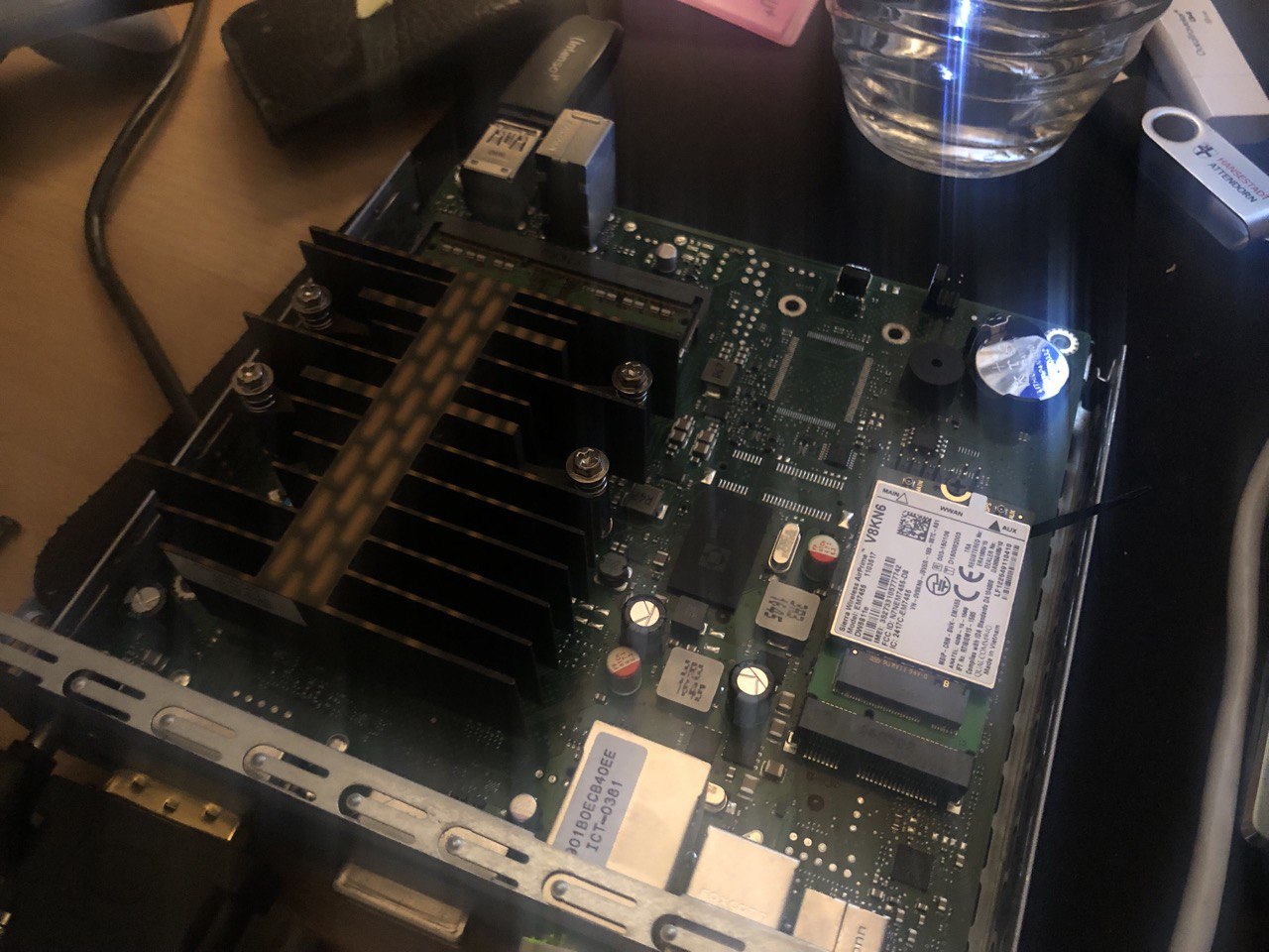 The first assemble of the parts